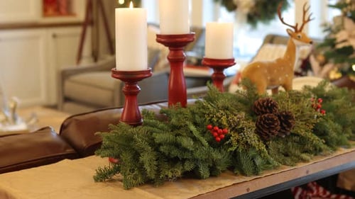 Festive Christmas decor