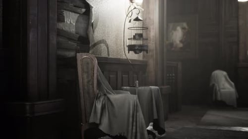 Dark Old Abandoned Classic Interior