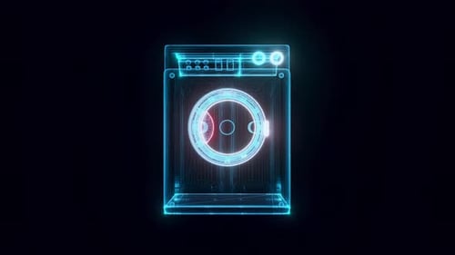 Washer Hologram 4k