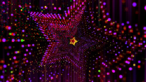 VJ Colorful Star Flow