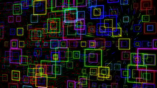 VJ Colorful Rectangles Flow