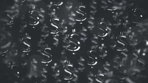 Metal Dollar Symbols