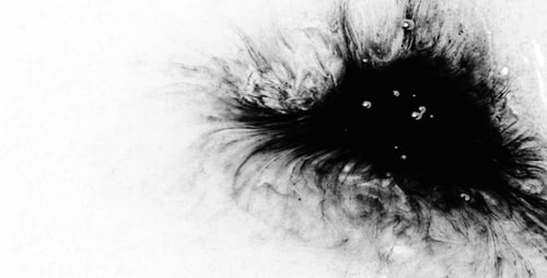 Ink on White Background