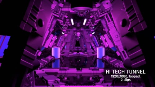 Hi Tech Tunnel VJ Pack
