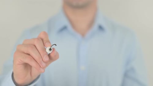 Creative, Writing on Transparent Screen