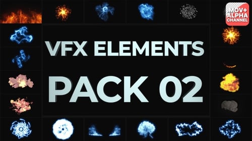 VFX Elements Pack 02 | Paquete de Motion Graphics