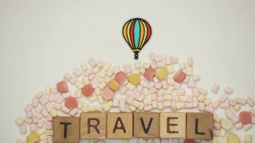 Travel Word on Cubes, Reserva de bilhetes e quartos de hotel, Viagem de aventura ao exterior