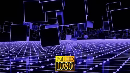 Invasion Of Neon Cubes HD