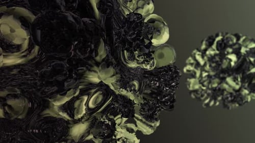 4K Mutated Corona Virus Covid 19 Macro