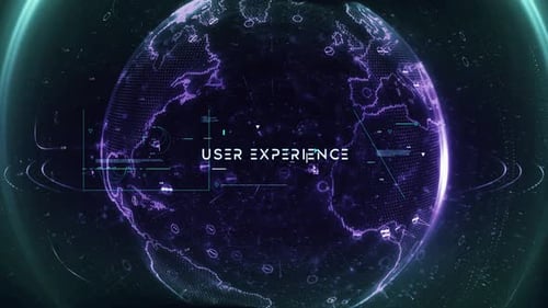 Digital Data Particle Earth User Experience