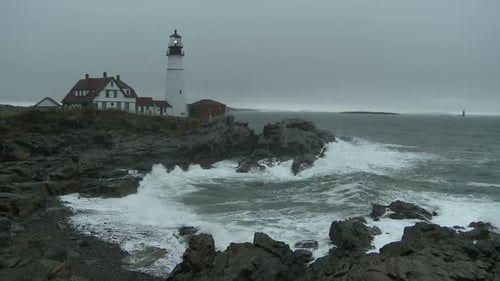 Portland Head Light in Cape Elizabeth Maine.