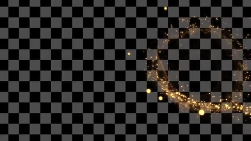 Particle Trail Glow 4K