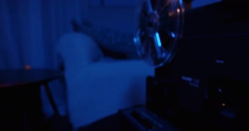 Super 8 Film Projection