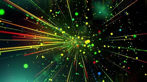 Colorful Lines Dancing 4K Background