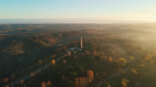 Dawn with Fog at the Glory Memorial