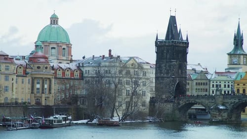 Buildings near Charles Bridge