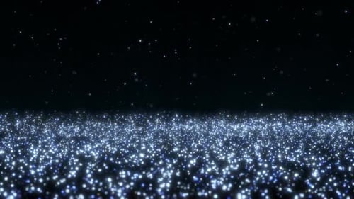 Blaue funkelnde Partikel
