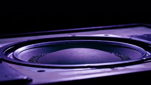 Acoustic Sound System Closeup Flying Spices