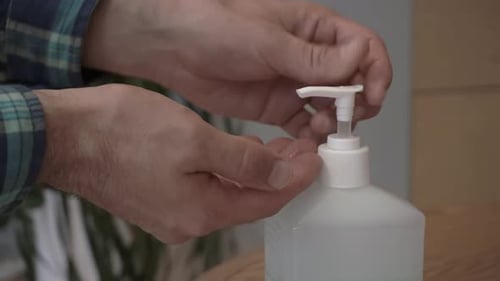Using Alcohol Sanitizer and Antibacterial Hand Sanitizer During Covid Coronavirus