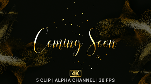 Coming Soon Text Animation