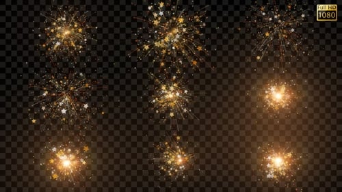 Particle Burst Weihnachtsthema