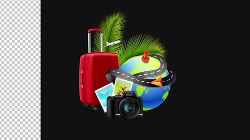 Viagens de férias Alpha Channel 1080p