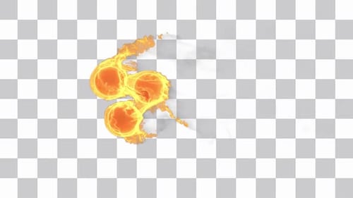 Flying Fireballs On Alpha