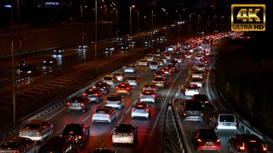 Cover for Heavy Traffic At Night