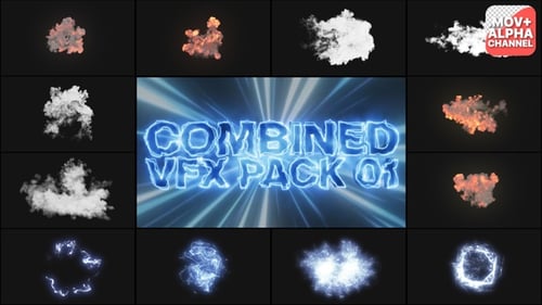 Paquete de efectos visuales combinados | Motion Graphics