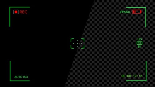 Recording Screen Interface Overlay Low Battery Signal Alpha