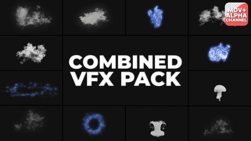 Paquete de efectos visuales combinados | Motion Graphics