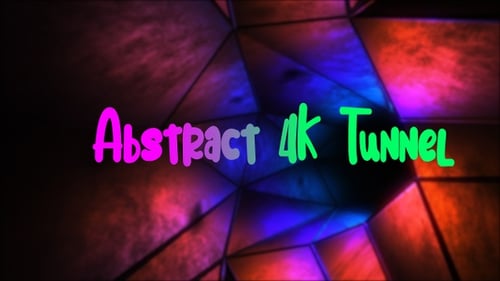 Abstrakter Tunnel 4K