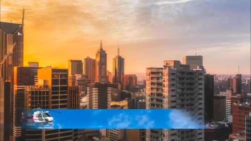 Lower Third Helicopter v1 - 4k