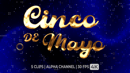 Cinco De Mayo Text Animation