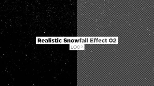 Realistic Snowfall Effect 02