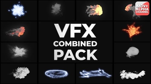 Paquete combinado de efectos visuales | Motion Graphics