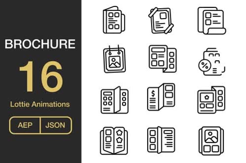Brochure Icons Pack