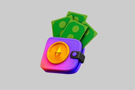 Preview: Crypto wallet with funds