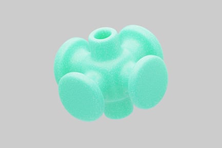 Preview: Mint green geometric cluster