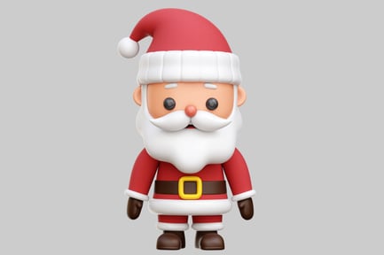 Preview: Festive Santa Claus Character Brings Holiday