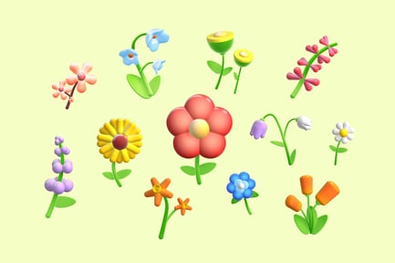 3D Flower Pack