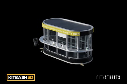 Preview: Kitbash: City Streets - City Info Booth