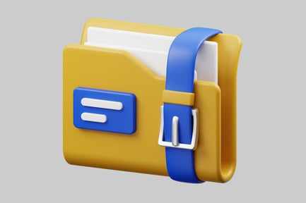 Preview: Locked file folder asset