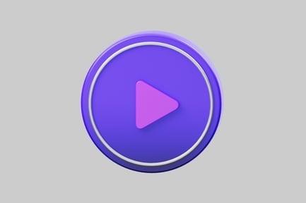 Preview: Play button purple music player