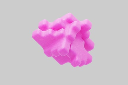 Preview: Pink abstract geometric shape