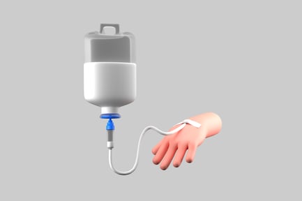 Preview: IV Drip with Hand, Medical Treatment