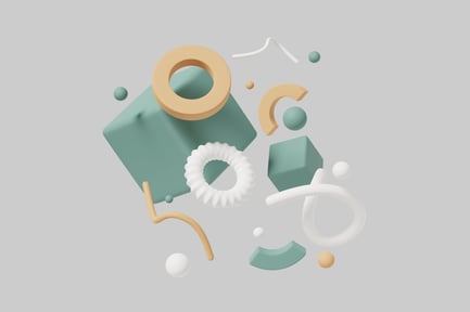 Preview: Abstract geometric shapes in a muted color palette.