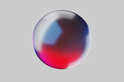 Preview: Chromatic orb with iridescent bloom