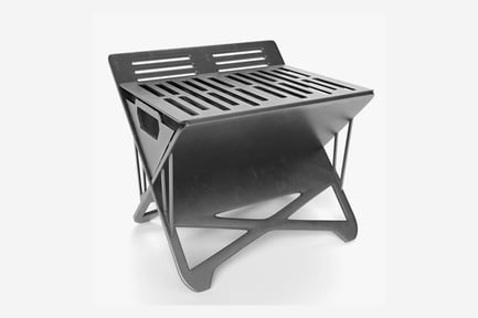 Preview: Portable Camping Grill with Integrated Stand