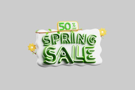 Preview: Medical spring sale decoration